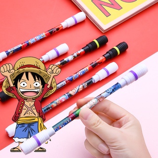 ปากกาสปินนิ่ง One Piece เครื่องเขียน / หมุนปากกามันนิ้วมือยืดหยุ่นนักเรียนดินสอโรงเรียนเด็กของขวัญปากกาสมดุล