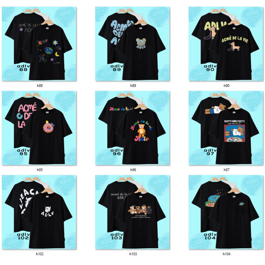 [ คุณภาพสูง ] ADLV 350g T-Shirt Full Tag Wrap, Full Pattern, 77-101 - Streetwears SG - Link 4
