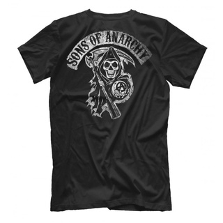 เสื้อยืดพิมพ์ลายโลโก้ Sons Of Anarchy สําหรับผู้ชายS-3XL