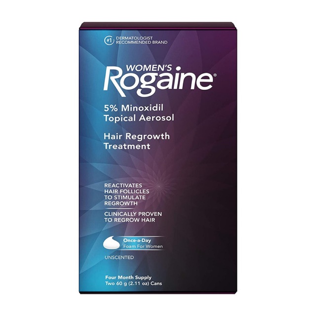 exp 10/22 Rogaine Women's 5% set 2 ขวด 1V32	Minoxi Foam Topical Treatment Solution	2.11 oz บำรุงรากผ