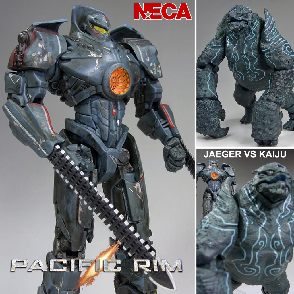 NECA Original Pacific Rim สงครามอสูรเหล็ก Jaeger Gipsy Danger เยเกอร์ ยิปซี แดนเจอร์ Kaiju Leatherba