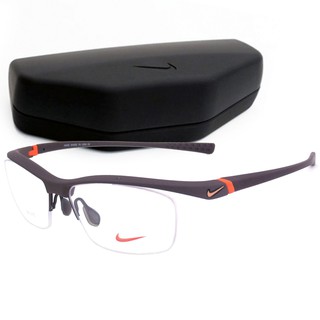 Nike Fashion แว่นตา รุ่น 7070 C-4 สีน้ำตาล กรอบเซาะร่อง ขาข้อต่อ พลาสติก พีซี เกรด เอ Eyewear Top Glasses