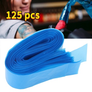 [ลดล้างสต๊อก]Master Sculptor 125pcs Disposable Tattoo Clip Cord Sleeves Dust Proof Waterproof Machine Protective Cover