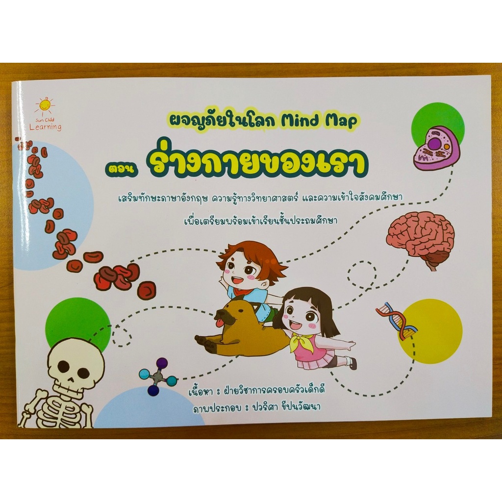 หนังสือเด็ก : ผจญภัยในโลก Mind Map ตอน ร่างกายของเรา