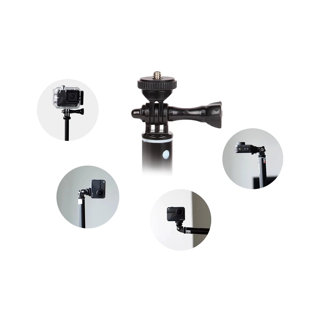 ezviz ไม้เซลฟี่ GoPro action camera selfie stick ไม้โกโปร ยาว 1 เมตร น้ำหนักเบา Insta360 ไม้กล้อง dji ดำน้ำ thumbnail 5