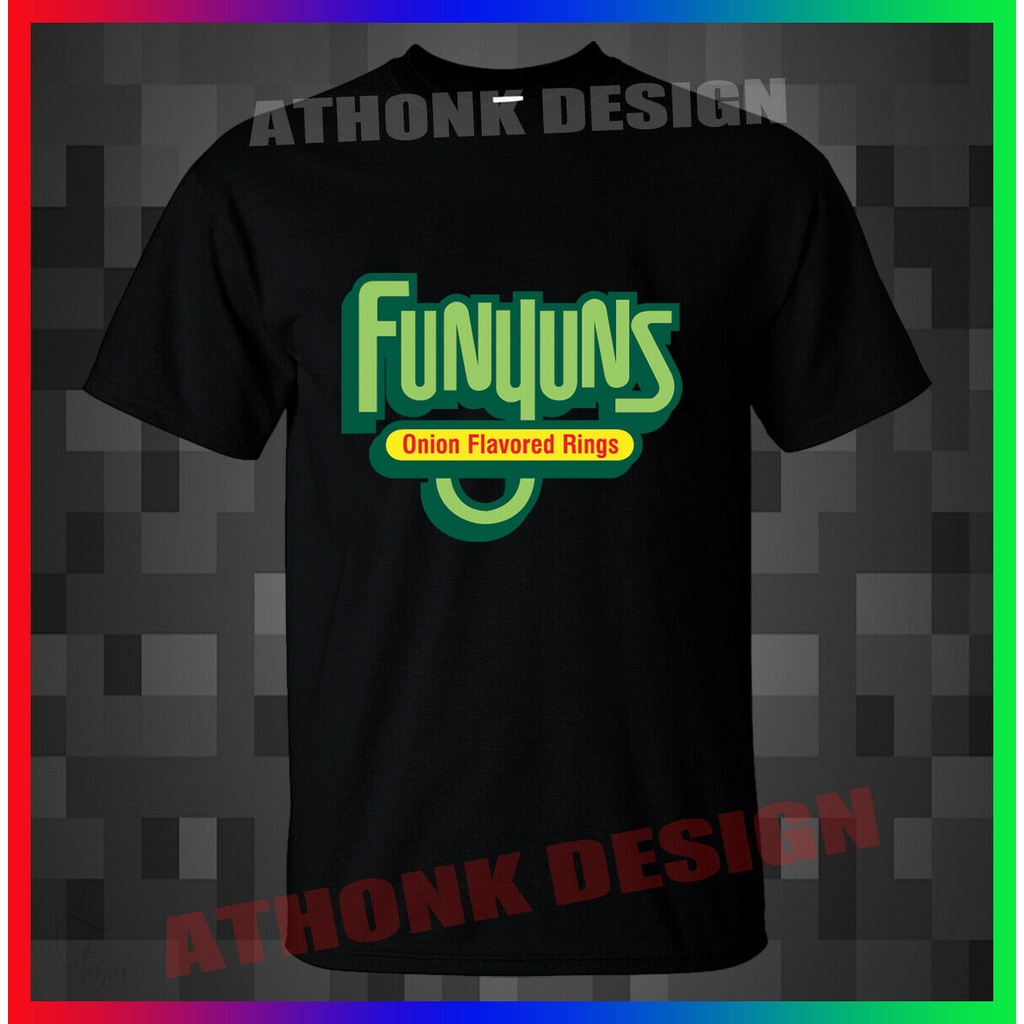 เสื้อยืดสั้นผู้ชายดีไซน์แปลกใหม่ Funyuns Frito-Lay