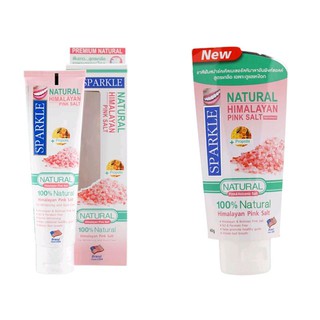 Sparkle Natural Himalayan Pink Salt Toothpaste 40g. ยาสีฟันสูตรเฉพาะเพื่อฟันขาวและดูแลเหงือก