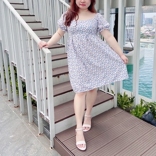 Sandy dress ||เดรสไซส์ใหญ่||พลัสไซส์||เดรสสาวอวบ||ชุดสาวอวบ||plussize||เสื้อผ้าสาวอวบ