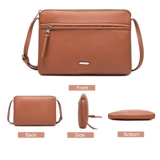 David Jones Paris กระเป๋าสะพายไหล่ หนัง PU สําหรับผู้หญิง