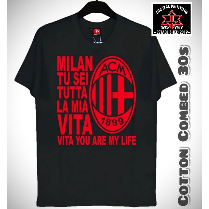 เสื้อยืด พิมพ์ลาย Milan AC 1899 l สไตล์มิลานิตี้