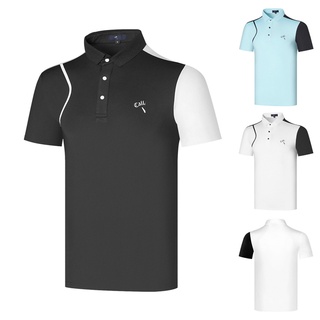 Callaway เสื้อยืดโปโล แขนสั้น ระบายอากาศ แบบแห้งเร็ว เหมาะกับฤดูร้อน สําหรับผู้ชาย เล่นกีฬากอล์ฟ 6Oqz