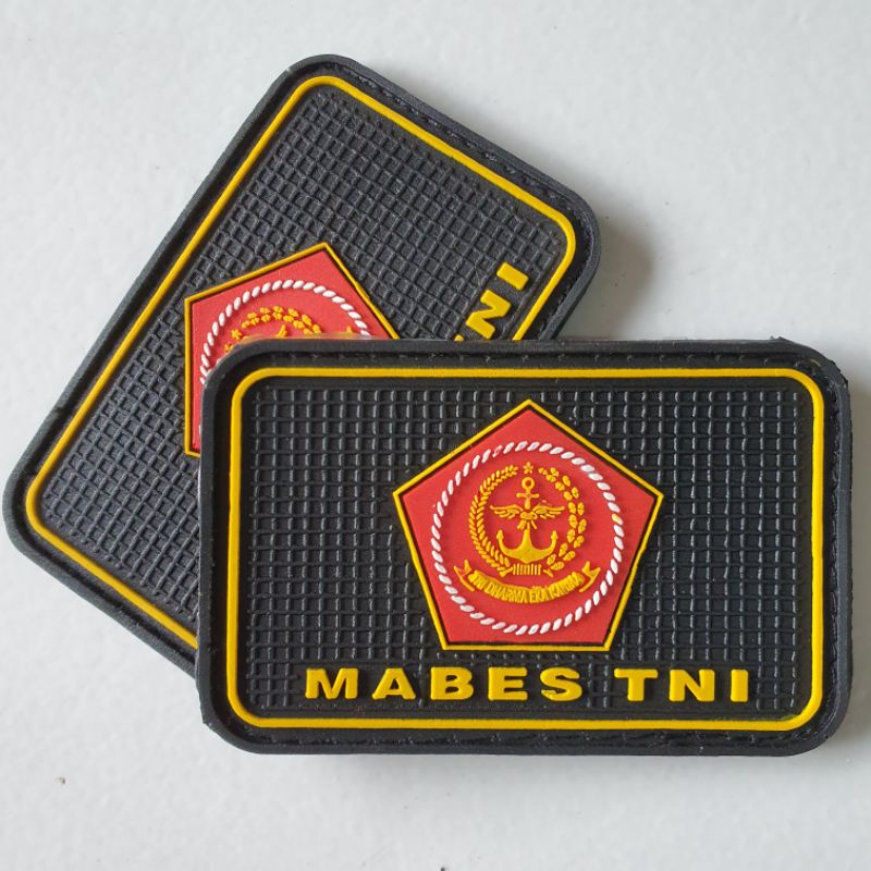 TNI HEADQUARTERS LOGO RUBBER PATCH / RUBBER EMBLEM PATCH