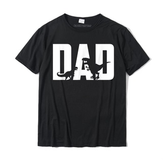 คอตต้อนคอกลมเสื้อยืดแฟชั่น▩YchenYSS s Shop Mens Dadsaurus Dinosaur Dad Fathers Day Dinosaur Dad T Shirt Europe T Shirt F