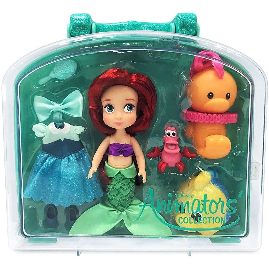 ของแท้นำเข้า ชุดของเล่นตุ๊กตา5” – เงือกน้อย Disney Ariel Animators' Collection ราคา 990 บาท