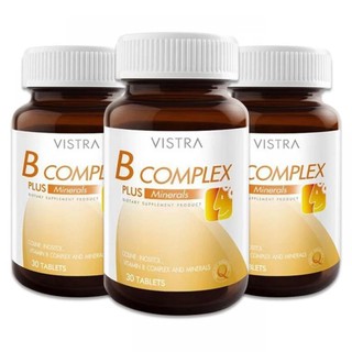 VISTRA B Complex Plus Minerals วิตามินบีรวม บำรุงสมอง และระบบประสาท