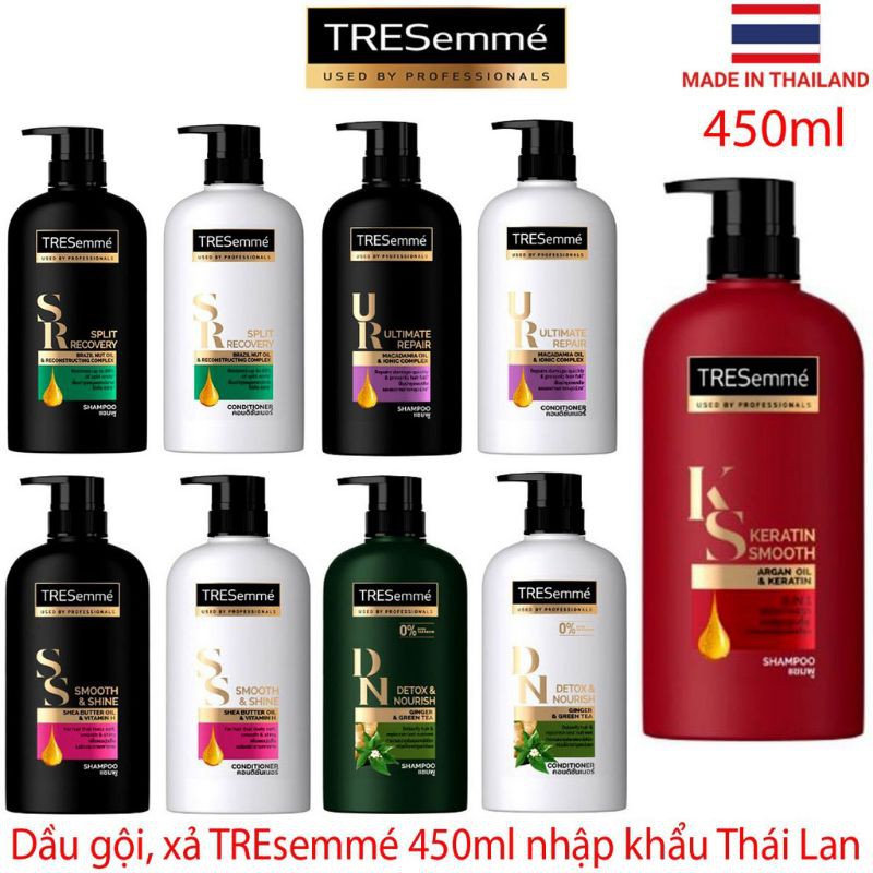 Tresemme Keratin Smooth Thailand Shampoo &amp; Commune 450มล