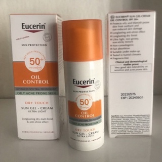 Eucerin Sun Dry Touch Oil Control SPF50+ ขนาด 50 ml