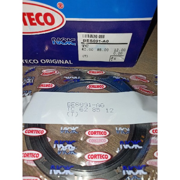 ซีลน้ํามัน TC 62 85 12 ยี่ห้อ NOK CORTECO ORIGINAL 62x85x12