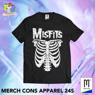 ผ้าฝ้ายแท้หืม 146 | เสื้อยืด พิมพ์ลาย Misfits MERCHCONS APPAREL | ขนาดกลางแจ้งS-4XL