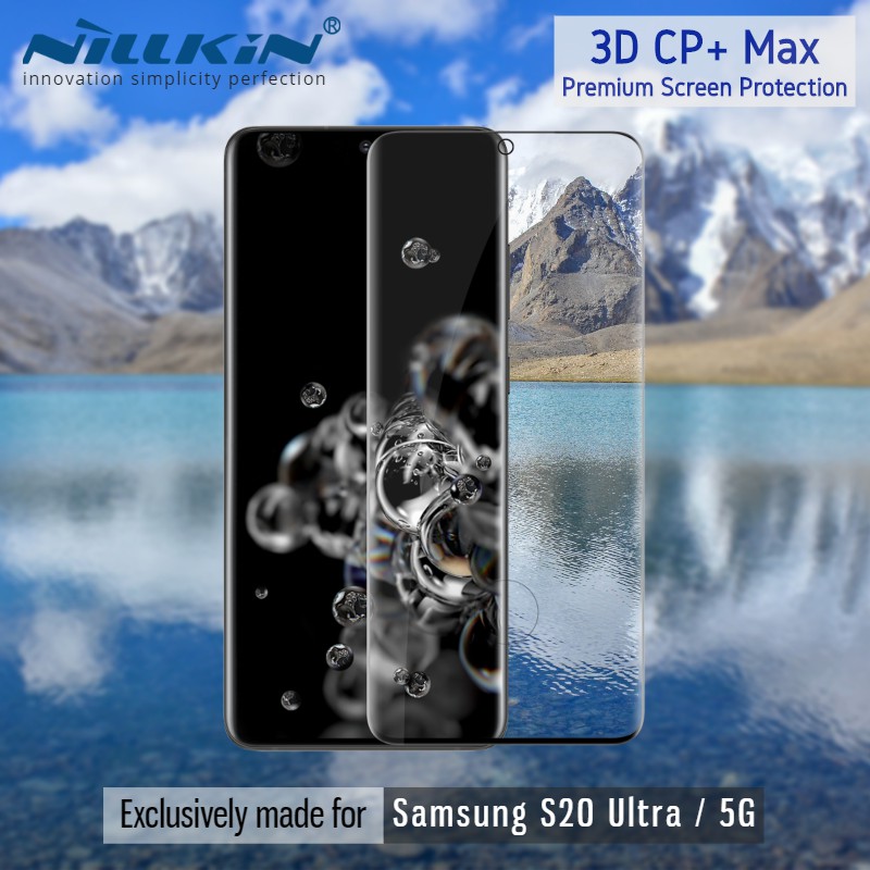 NILLKIN SAMSUNG S20 Ultra 5G NILKIN 3D CP+ Max กระจกนิรภัยคลุมทั้งหมด