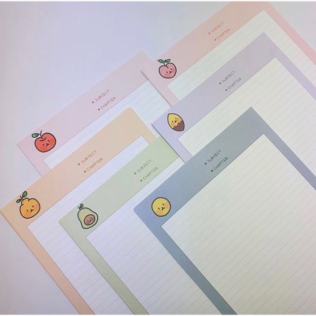 กระดาษโน้ตA4 B5 Notepad เส้นบรรทัด พร้อมส่ง❤️