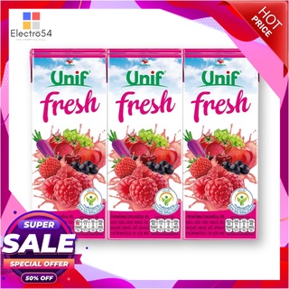 ยูนิฟ มิกซ์เบอรี่ 40% 250 มล. x 6 กล่องน้ำผักและน้ำผลไม้Unif Mixed Berry 40% 250 ml. x 6 boxes