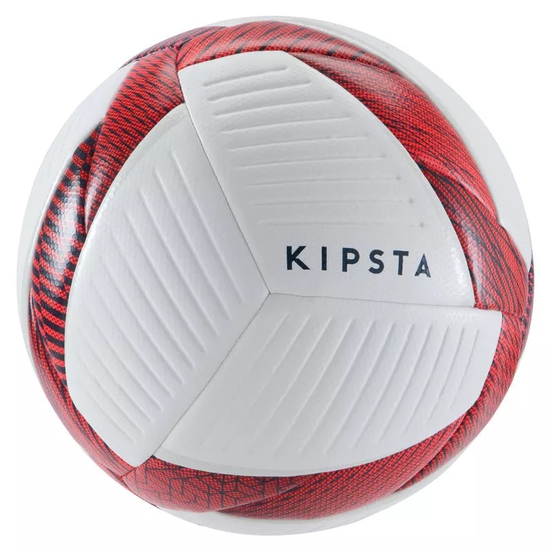KIPSTA 500 HYBRID 63 cm Futsal Ball - Futsal Ball - สีขาว/แดง