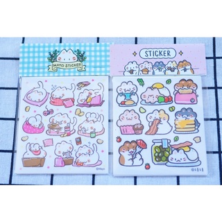 พร้อมส่ง✨Sticker no die cut สติ๊กเกอร์แบ่งขาย🧸