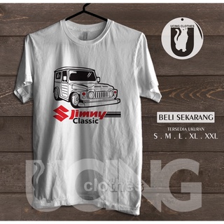 เสื้อยืด พิมพ์ลายรถยนต์ Suzuki Jimny สไตล์คลาสสิก