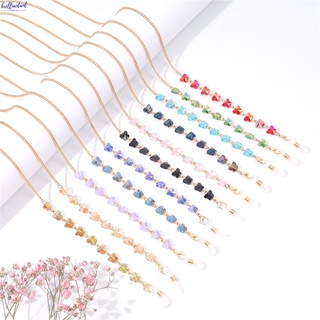 magnetic mask chain mask extender Crystal Butterfly Mask Lanyard Mask Glasses Hanging Rope Anti-lost Mask Chain Colourfu