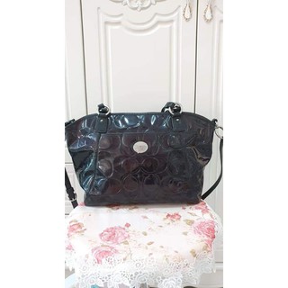 กระเป๋า Coach F20028 แท้ (used) ขนาด12"x11"x5"