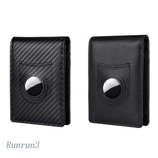 Runny กระเป๋าสตางค์ใบสั้น ใส่บัตรได้ เข้าได้กับ AirTag Slim Bifold