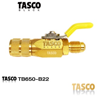 TASCO Black TB-650-B22 ข้อต่อทองเหลือง เกลียว  SAE1/4"  Connector  RocKet &amp; Ball valve