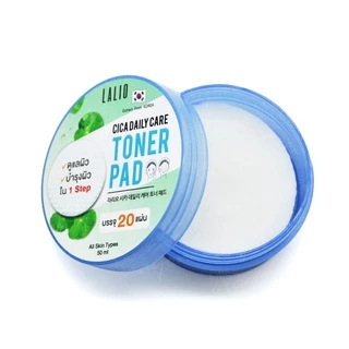 Lalio Cica Daily Care Toner Pad 20 pad ลาลิโอ โทเนอร์ โทเนอร์แผ่น