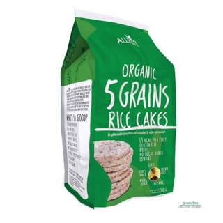 Allrite ธัญพืช 5Grains อบกรอบออร์แกนิค 76กรัม  [สีเขียว]  Gluten free