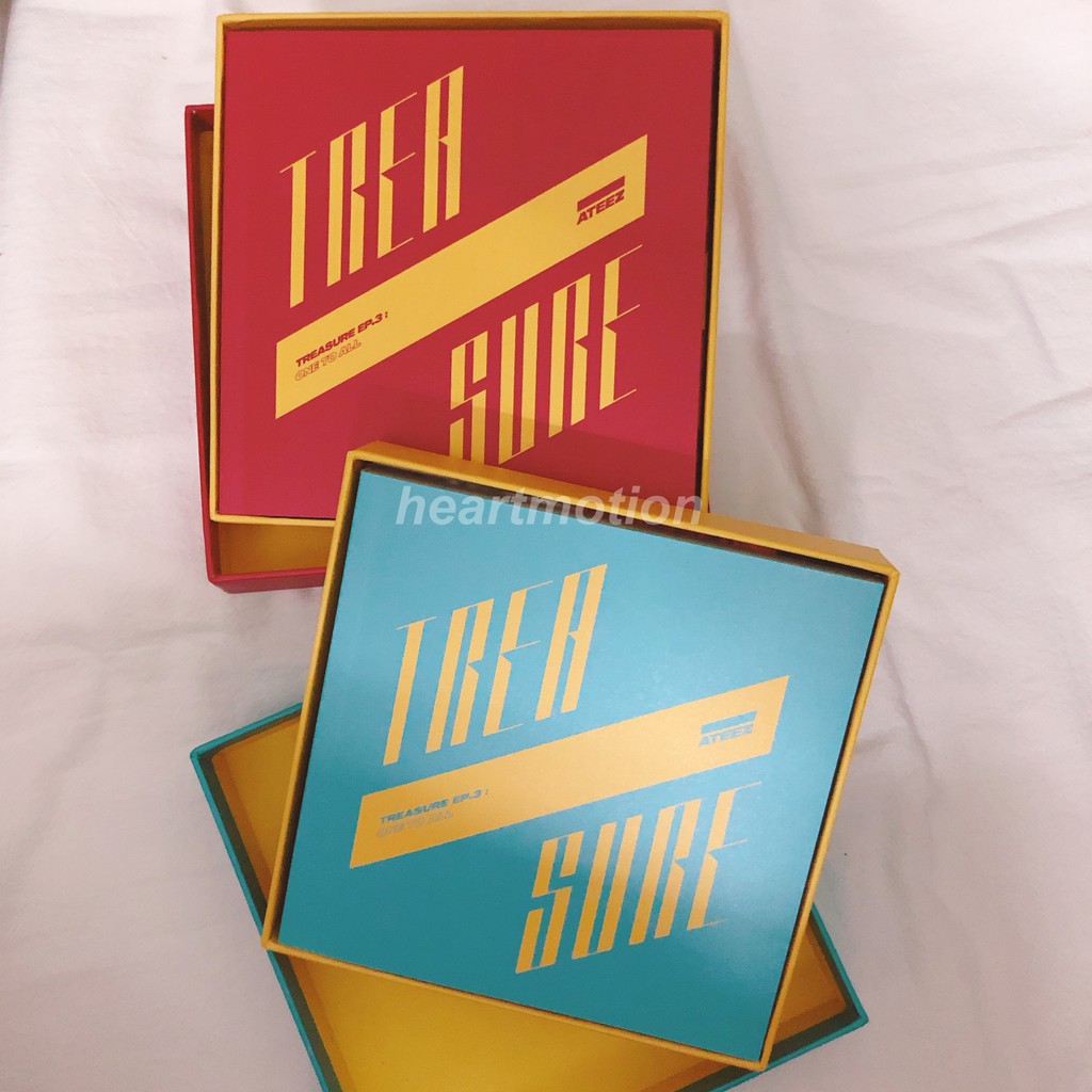 Ateez Mini Album - TREASURE EP.3: ONE TO ALL [ILLUSION / WAVE VER] รุ่น UNSEALED