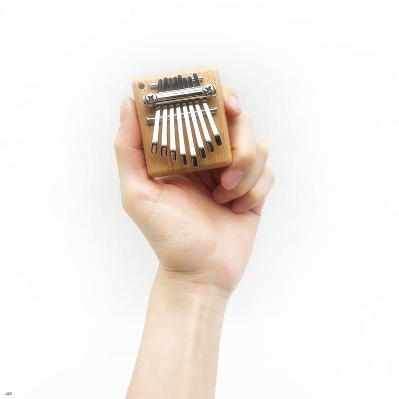 8 keys Kalimba mini Thumb Piano Acoustic Finger Music Instrument beech ...