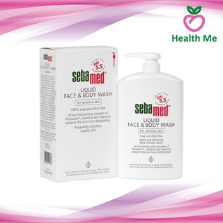 SEBAMED LIQUID FACE &amp; BODY WASH pH 5.5 1000 ML ซีบาเมด ลิควิด เฟส แอนด์ บอดี้ วอช พีเอช 5.5 1000 มล.