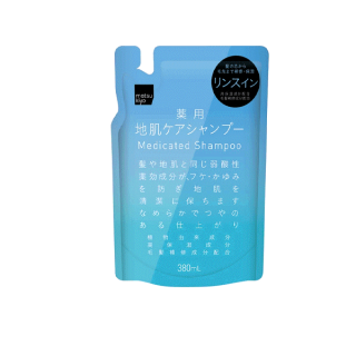 MATSUKIYO 2IN1 SCALP CARE SHAMPOO REFILL 380 ml มาซึคิโยทูอินวันสคลัปแคร์แชมพูรีฟิล 380มล.