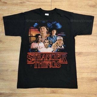 เสื้อยืดคอกลมSTRANGER THINGS MOVIE เสื้อหนัง เสื้อวง เสื้อทัวร์S-4XL