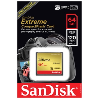 SanDisk 64GB Extreme Compact Flash 120MB/s