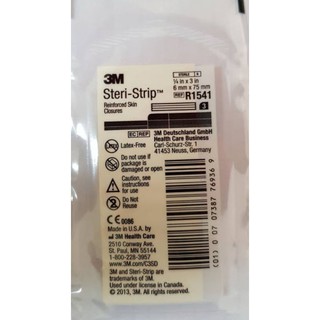 3M Steri-Strip ขนาด 12x100 mm (R1547) (1 ซอง)