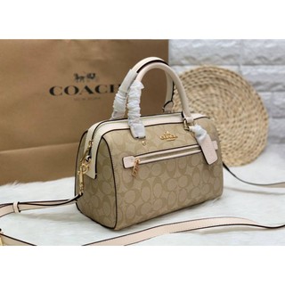 COACH ROWAN SATCHEL IN SIGNATURE ((83607))