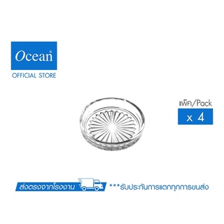 OCEAN จานรองแก้ว COASTER,3 3/8 " (Pack of 4)