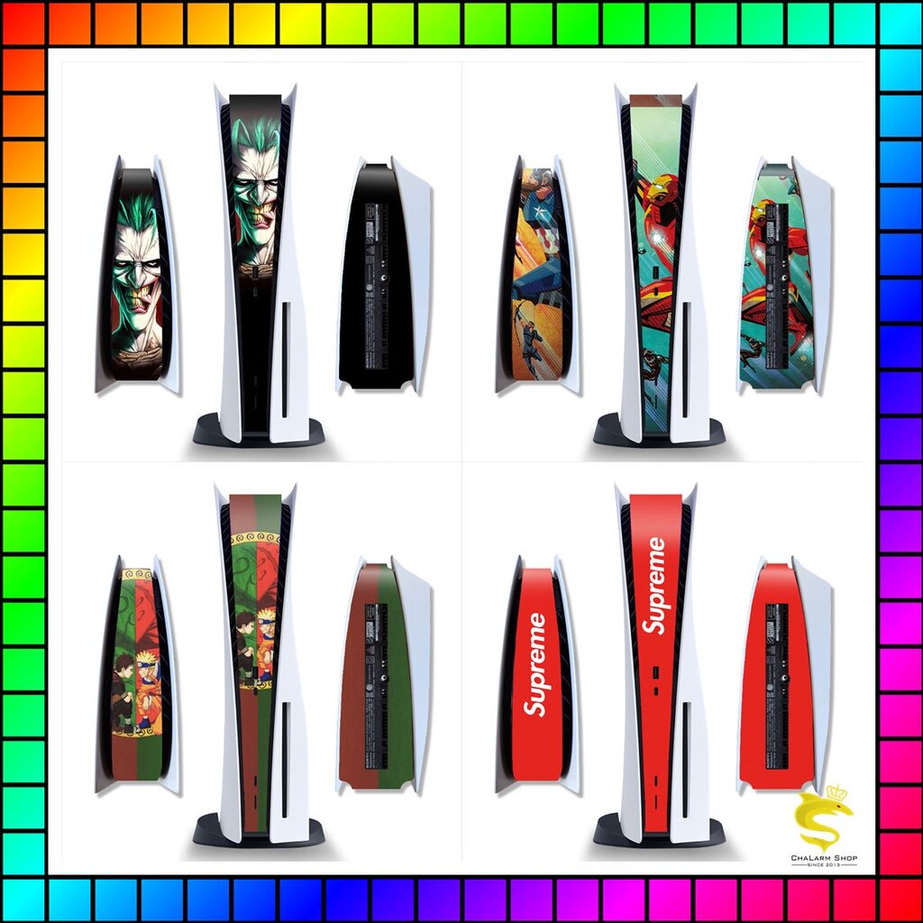 สติกเกอร์กันรอยเครื่อง PS5 รุ่นแรก เฉพาะส่วนตรงกลาง(ลิ้ง1)