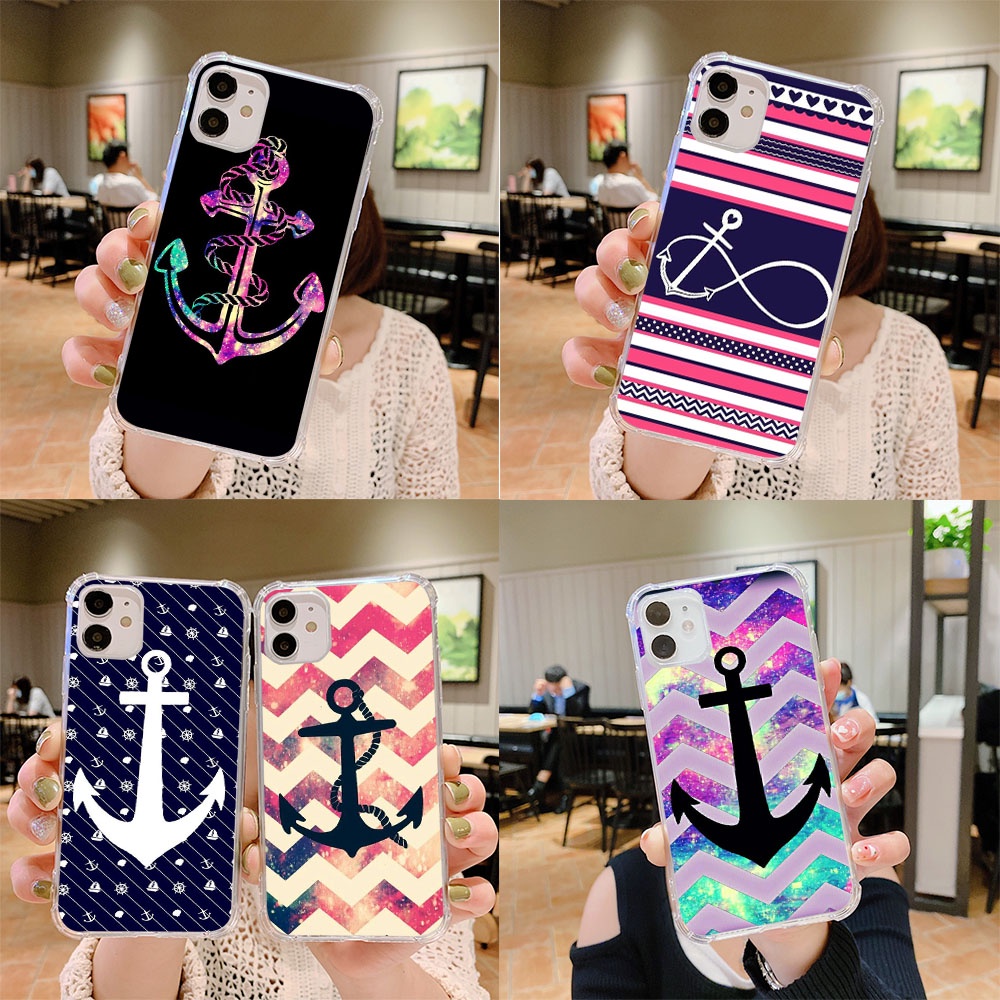 Y-62 สีบน anchor ซิลิโคน TPU สําหรับ Motorola Moto 5G G9 G8 Z2 Play Plus G Power Cover นุ่ม