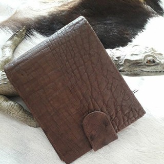 กระเป๋าสตางค์ใบสั้นหนังนกกระจอกเทศแท้£ostrich wallet genuine super cheap