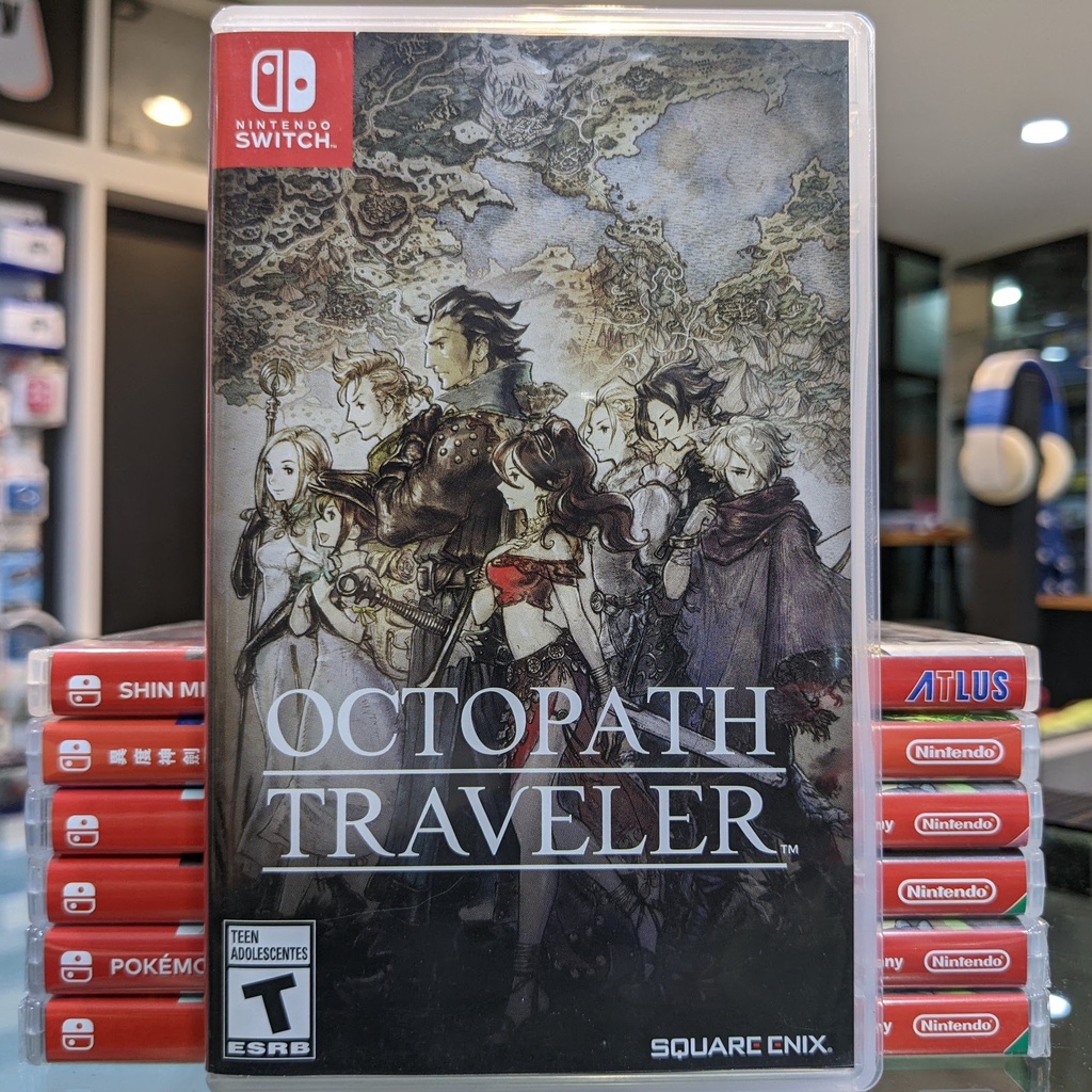 (ภาษาอังกฤษ) มือ2 Nintendo Switch Octopath Traveler แผ่นSwitch เกมSwitch มือสอง (Octo Path Traveler)