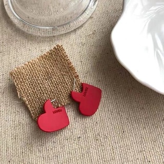 พร้อมส่ง ต่างหูหัวใจ heart earring