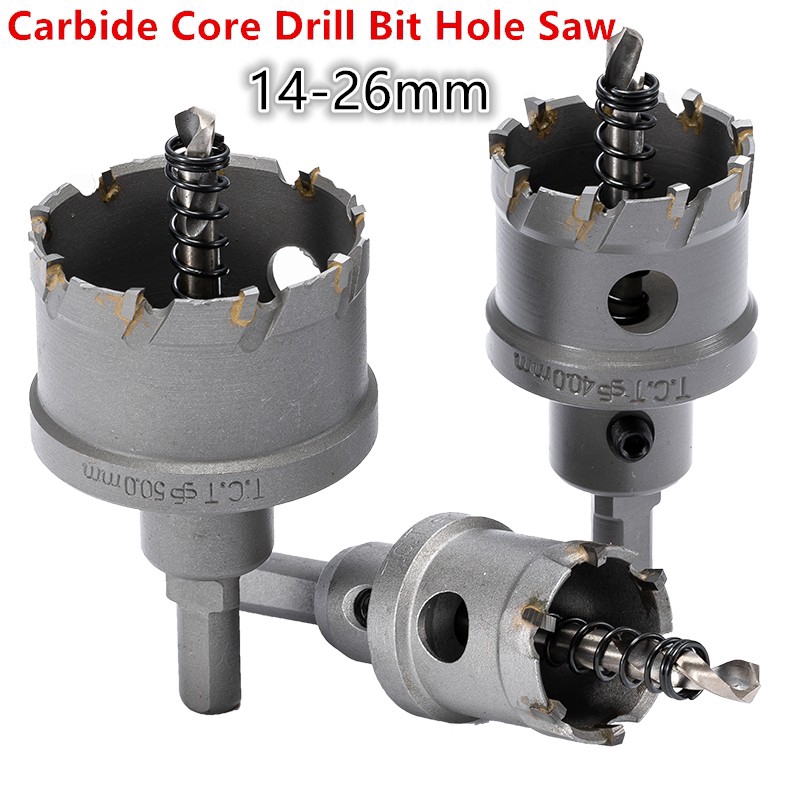 1pcs long Hole Saw 14-26mm Drill Bit Set Hole Saw Cutter For Stainless Steel Metal Alloy Drilling
